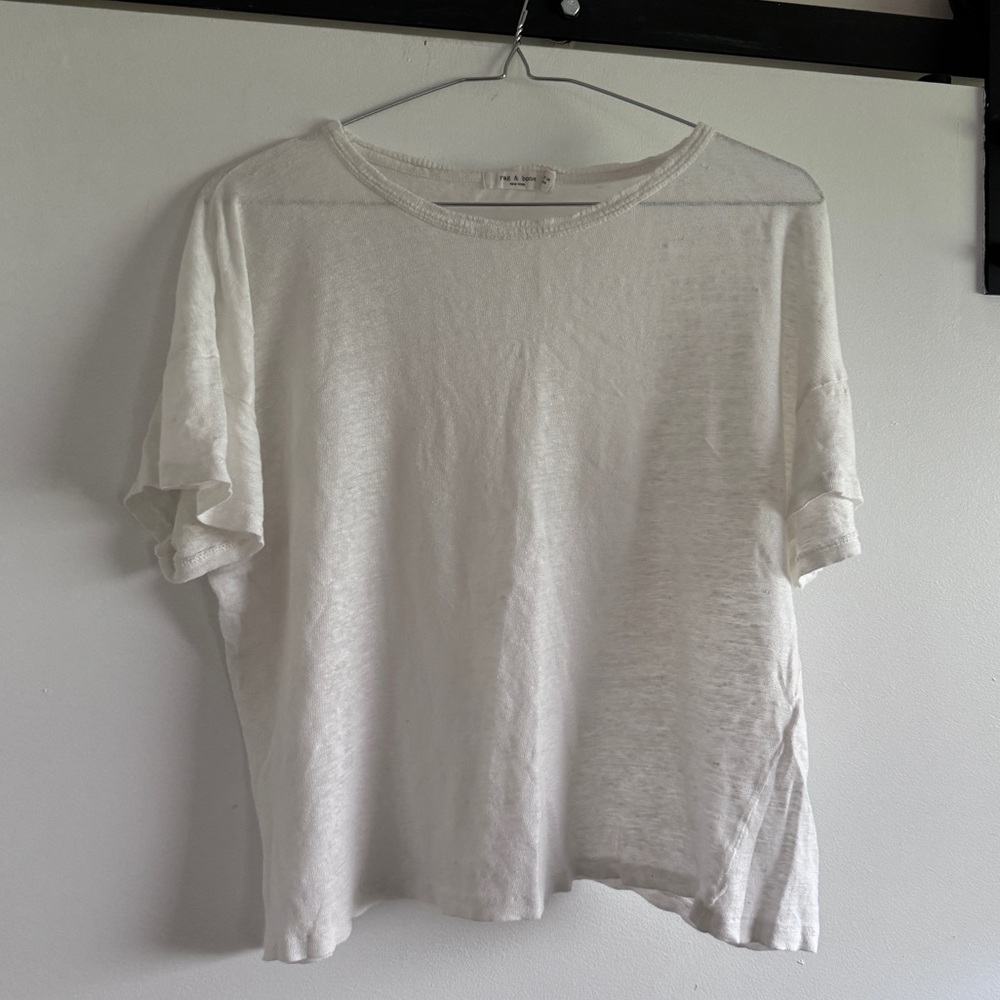 Rag & Bone slub linen t-shirt